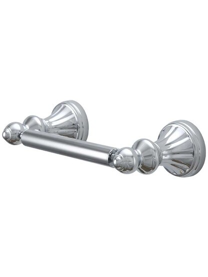 Hudson Toilet Paper Holder in Polished Chrome.